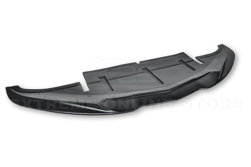 Front Bumper Lip Spoiler Kit For 2014-2019 Corvette C7 Stingray - ABS Plastic, Primer Finish