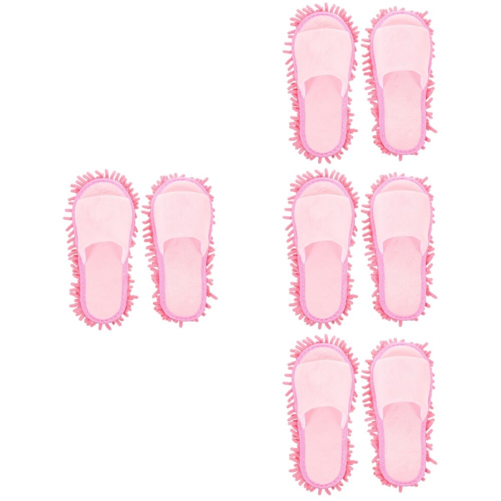 APL 4 Paia Pantofole Unisex Pulizia Pavimenti Mop Pantofole Uomo Pantofole