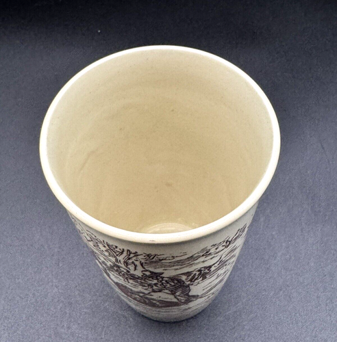 RARE Vernon Kilns 5.5" Tumbler - Winchester 73 / FRONTIER DAYS Pattern EUC - Picture 5 of 9