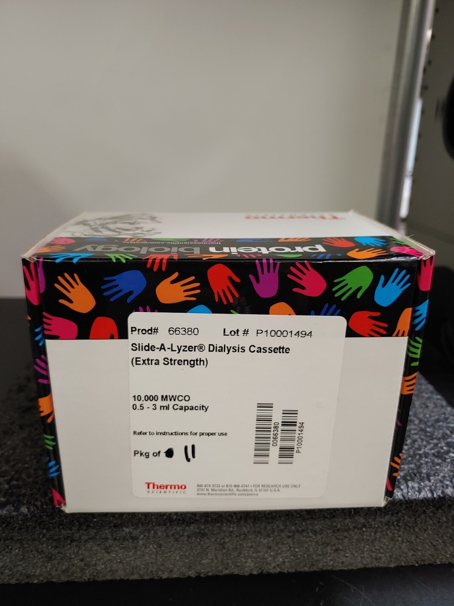 ラムセス1 THERMO SCIENTIFIC 66380 Slide A Lyzer Dialysis Cassette Box of 11