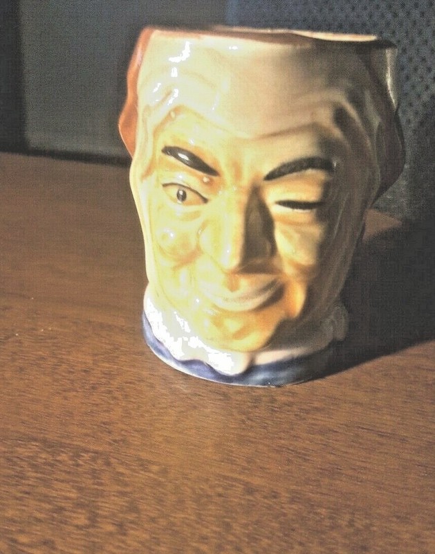Toby Jug Made in Japan 3" Pitcher Winking Man