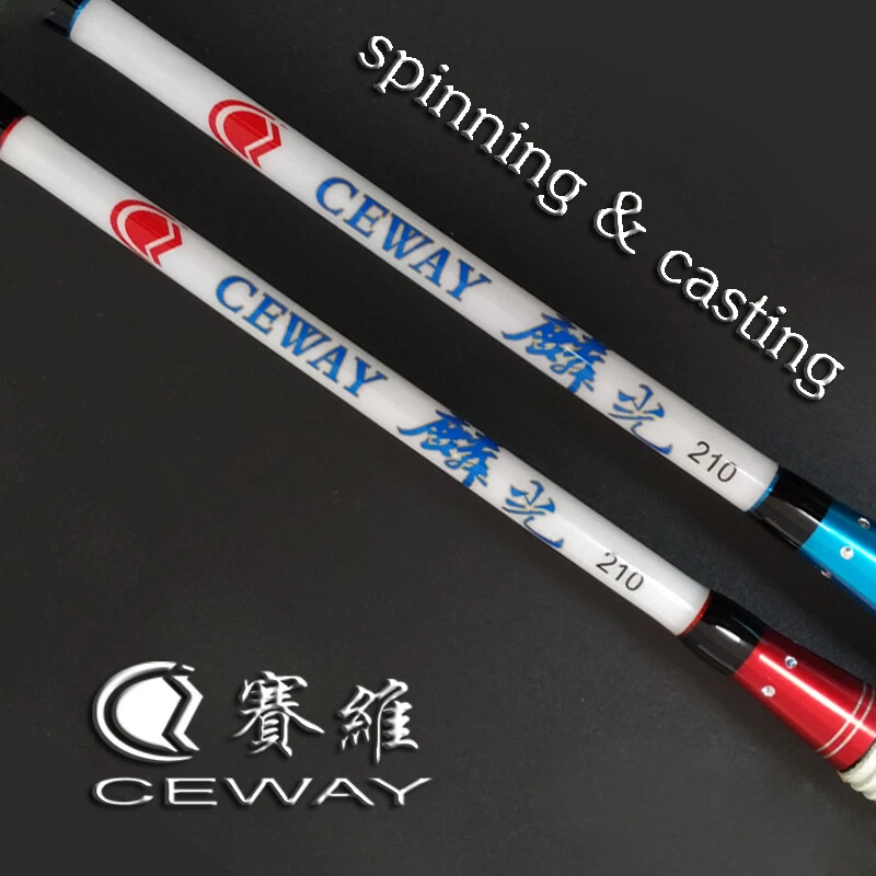 Carbon Sea Boat Fishing Rods Casting Light Poles MH Spinning Jigging Rod 2.1m