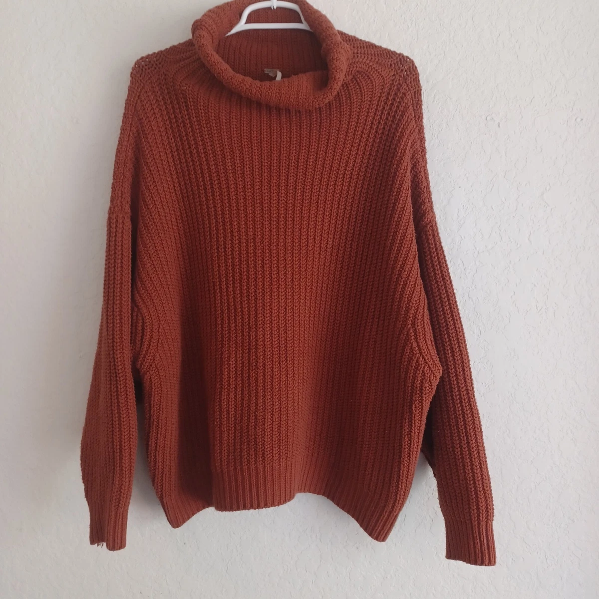 Free people hotsell rust sweater