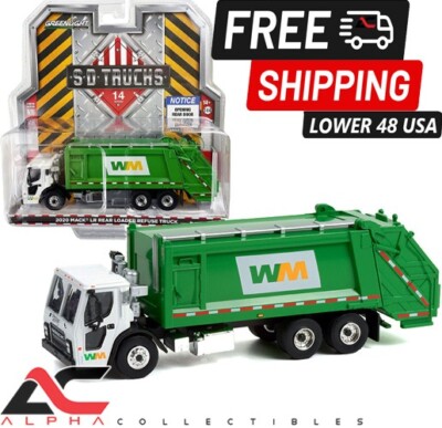 GREENLIGHT 45140C 1 64 2020 MACK LR REAR LOADER GARBAGE TRUCK  