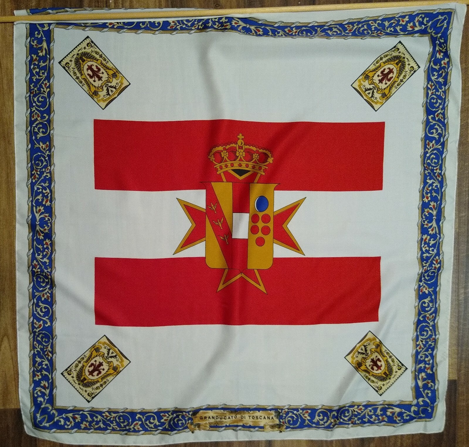 30" Palio di Siena Italian Horse Race Contrade Polyester Flag Scarf