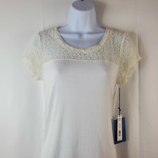 Simply Vera Vera Wang 100 Snow White Blush Botanicals Size M (NWT)