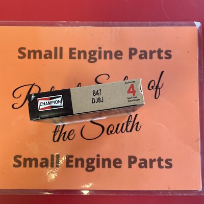 4 PK Champion Spark Plug 847 DJ8J 794-00055A 130-099 | eBay