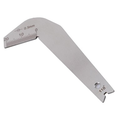 Twist Drill Angle Gauge Grinding Drill Bits Diameter Center Gauge