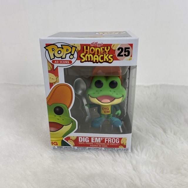 FUNKO POP! AD ICONS: KELLOGGS HONEY SMACKS - DIG EM' FROG #25 VINYL (m) | eBay