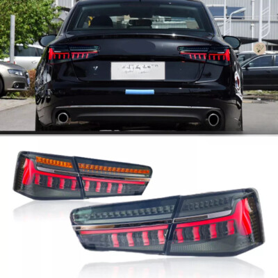 2X For 2012-15 Audi A6 C7 LED Lamps Daytime Running Turn Signals New Tail Lights
