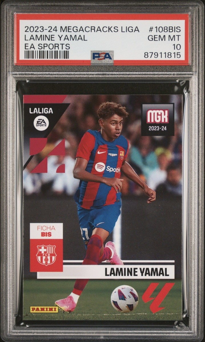 2023-24 PANINI MEGACRACKS LALIGA EA SPORTS #108BIS LAMINE YAMAL