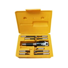  2" Boring Bar Head R8 Set 9 PC 1/2'' Shank Carbide Tipped Hole Milling Holder