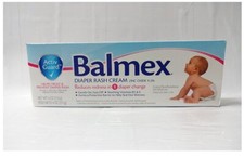 Balmex Zinc Oxide Diaper Rash Cream 4 oz, Helps Seal Out Wetness, Prevent Rash