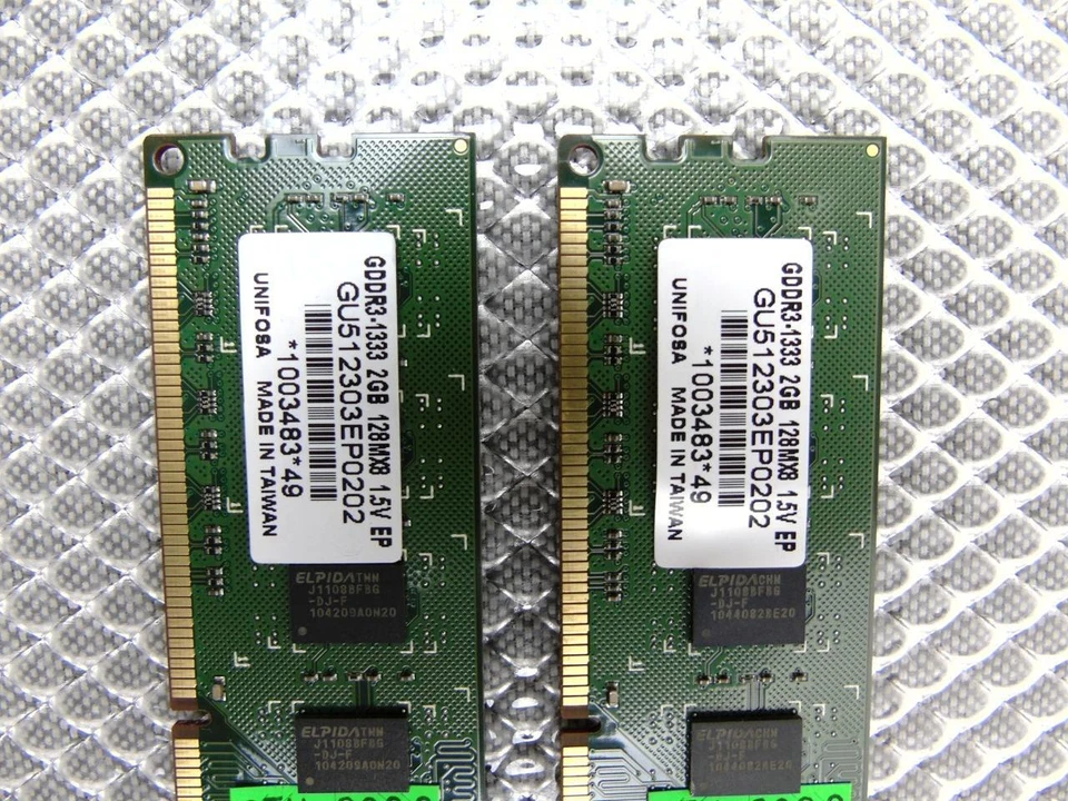 Память Gateway SX2800 4 ГБ (2 x 2 ГБ) PC3-10600U 1333 DDR3 МГц - GU512303EP0202 - Изображение 2 из 4