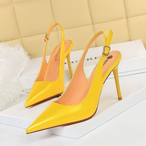 yellow pumps shoes