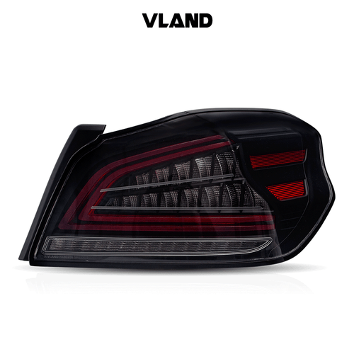 A Pair For Subaru WRX & WRX STI 2015-2021 LED Tail Lights Sequential Clear Lens - Bild 2 von 18