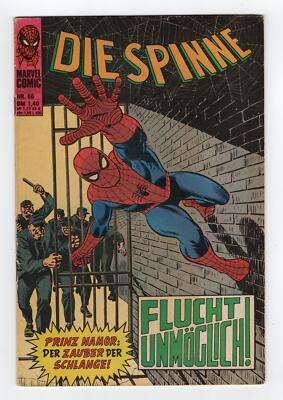 1968 MARVEL AMAZING SPIDER-MAN #65 & SUB-MARINER #9 FOGGY NELSON RARE GERMAN