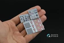 Quinta Studio 1/43 KAMAZ-43509 Truck Interior Detail Parts for Zvezda kits