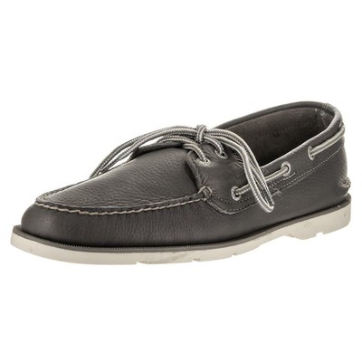 Leeward 2-Eye Grey Boat Shoe NWB | eBay