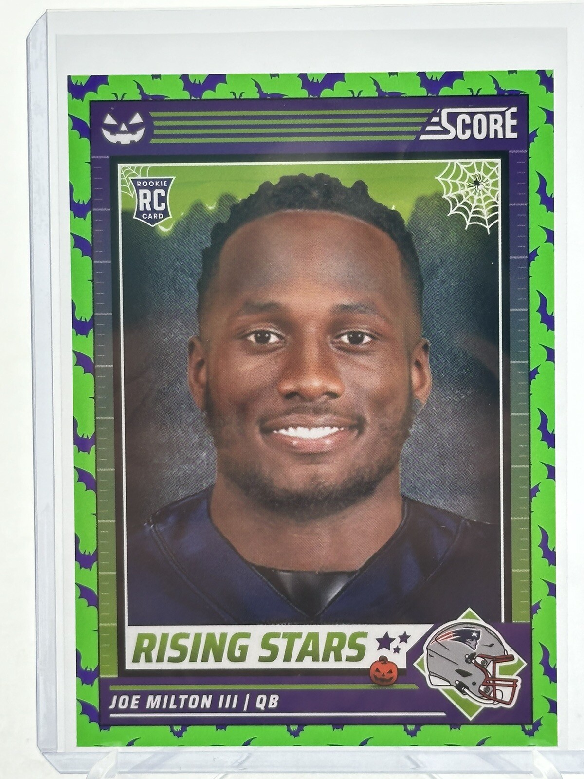 2024 Score-A-Treat #28 Joe Milton III A-Treat - Rising Stars Green Bats