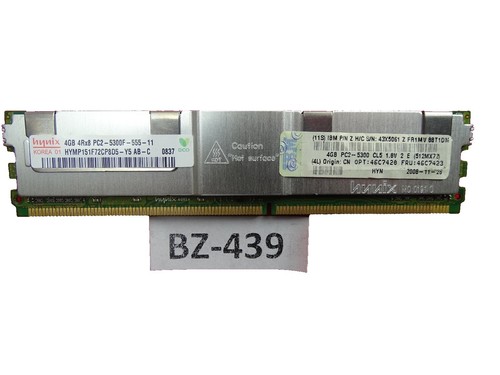 8 GB (4 x 2 GB) Hynix 2Rx8 PC2-6400U-666-12 Memory DDR2-800 SDRAM