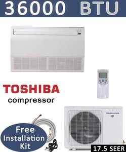 3 Ton Ductless Mini Split Air Conditioner Heat Pump Ceiling Floor