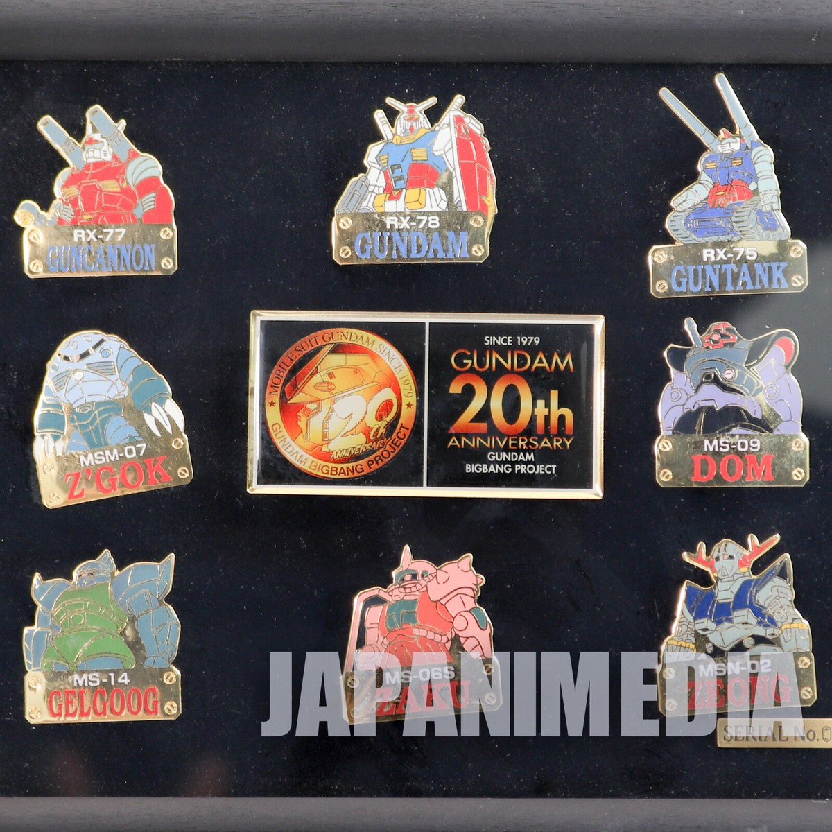 Gundam 20th Anniversary Limited 10pc Pins Set JAPAN ANIME | eBay