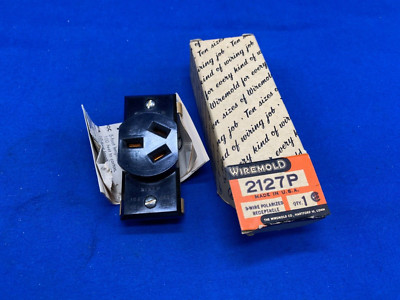 The WireMold Co. 2127P 3 wire receptacle polarized female plug