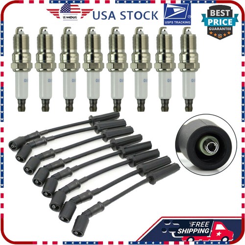 8PCS 9748UU Wires & 41110 Spark Plugs Set For Chevy GMC 4.8L 5.3L 6.0L V8 NEW eBay