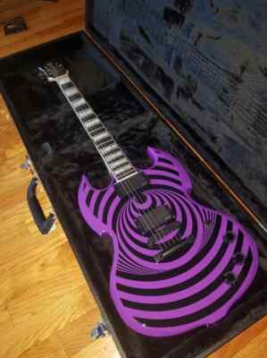 Promotion! Custom Wylde Audio Purple Barbarian Black Bullseye