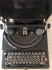 Vintage 1930's Remington Portable Model 5 Typewriter with Case thumbnail