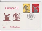IRELAND EIRE WHYTE FDC FIRST DAY COVER 1981 EUROPA '81