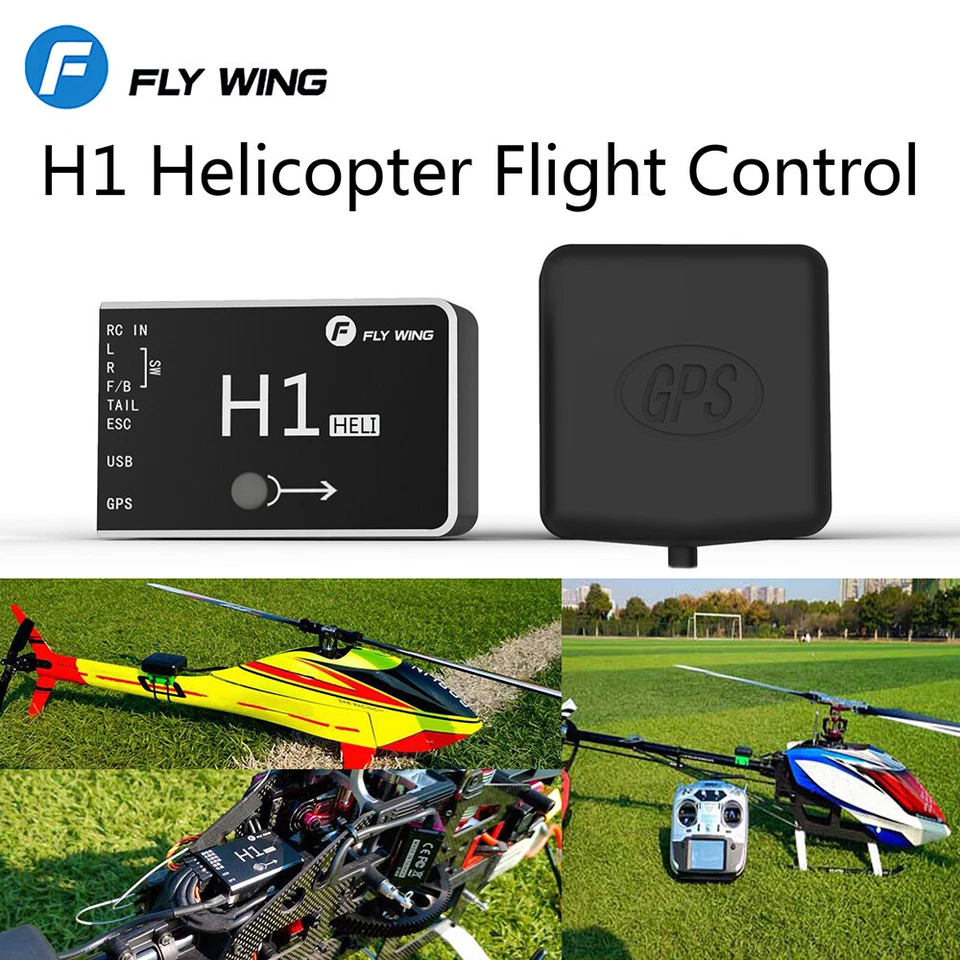 FLY Wing H1 RC GPS Flight Control 6CH Flybarless Gyro System for FW 400L FW450 - Image 2 of 4