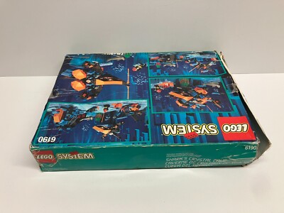 LEGO System 6190 Aquazone Shark's Crystal Cave ~ MISSING 2 pieces