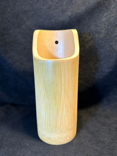 Natürlicher Bambus Küchenutensil Halter Bürstentopf 8,5 Zoll