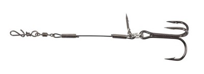 Sänger Iron Claw Rig System Stinger Single M - Angsthaken mit Drilling 5,5cm