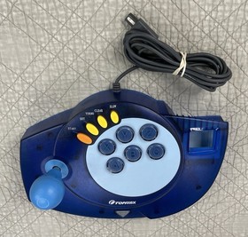 Topmax Sega Dreamcast Translucent Blue Arcade Fight Stick Tested