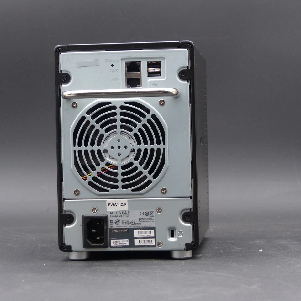 Netgear ReadyNAS NVX RNDX400E - NAS Server f. 4 Festplatten 4-Bay o. Festplatten - Bild 2 von 4