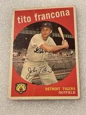 Tito Francona~1959 Topps~card #268~free Shipping