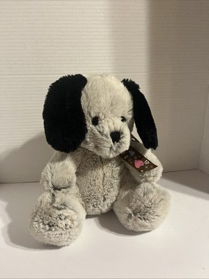 Gabitoy Puppy Dog Plush Gray Black Floppy Ears Stuffed Animal 9 