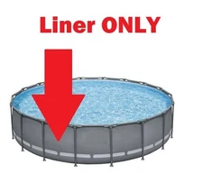 Replacement LINER for Coleman or Bestway Power Steel 18foot X 48inch Round Swimm