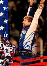 1995 Signature Rookies Miracle on Ice 1980 - Steve Janaszak #16