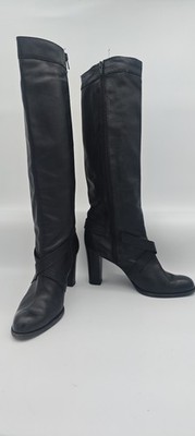 BALLY Damen Stiefel Leder Schwarz Italy Gr.40 TOP 