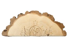 Pine Cutout Nativity Scene Christmas Décor Decorative Holiday Decoration
