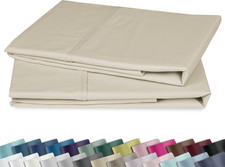 Standard/Queen Size Pillowcase Set - 400 Thread Count Pillowcases, 100 Cotton S