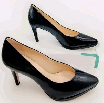 Hogl Damen Lackleder Stiletto Absatz Pumps in Größe UK 6 schwarz