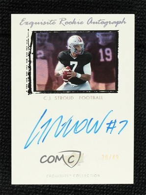 2023 Upper Deck Goodwin Champions 30/49 CJ Stroud #09T-CS Auto RC 0i47