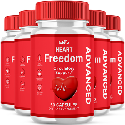 #ad #ad 5Pack Heart Freedom Capsules Circulatory Health Support Blood Pressure 300ct $52.95