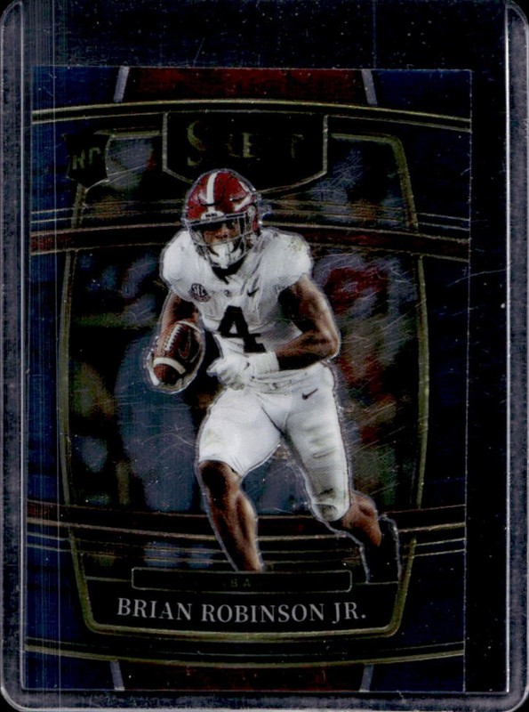2022 Panini Select Draft Picks Brian Robinson Jr. Blue Retail RC Concourse #84