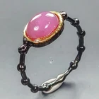 Handmade Ruby Ring 925 Sterling Silver Size 5.5 /R454592